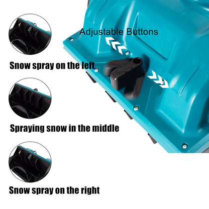 New Winter Brushless Electric Snowplow Lithium Electric Snow Sweeper Cordless Snow Shovel courtyard Street For Makita Battery power tools