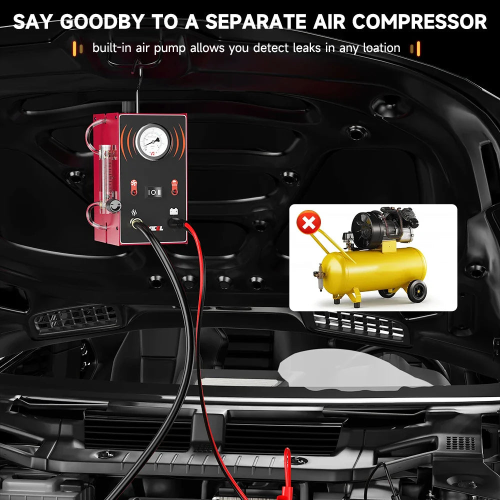 ANCEL S300 Car Smoke Leak Detector Turbo 12V with Pump EVAP Pipe Leak Locator Smoke Generator Diagnostic Tool for Car Motorcycle power tools