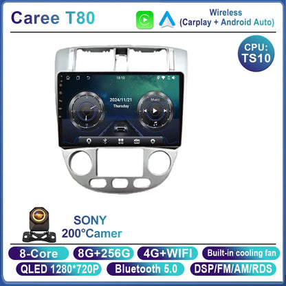 Android 14 Car Radio For Chevrolet Lacetti J200 For Buick Excelle Hrv For Daewoo Gentra 2 Carplay Stereo gps 4G WIFI BT No 2Din