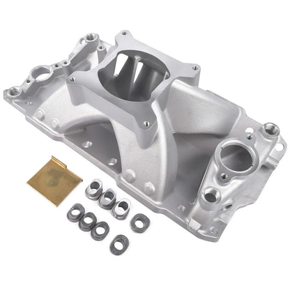 AP02 Single Plane Small Block Engine Intake Manifold for Chevy SBC 350 400 3000-7500