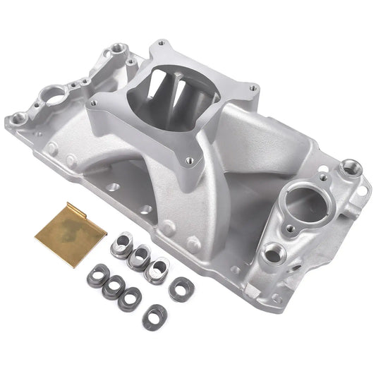 AP02 Single Plane Small Block Engine Intake Manifold for Chevy SBC 350 400 3000-7500