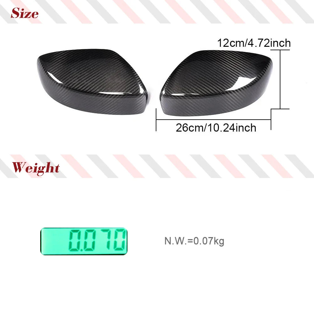 For Infiniti G37 G25 G35 2007-2013 Car Side Rear View Mirror Covers Caps Add On Side Mirror Cap Cover Shell Car Racing Body Kits