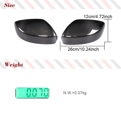 For Infiniti G37 G25 G35 2007-2013 Car Side Rear View Mirror Covers Caps Add On Side Mirror Cap Cover Shell Car Racing Body Kits