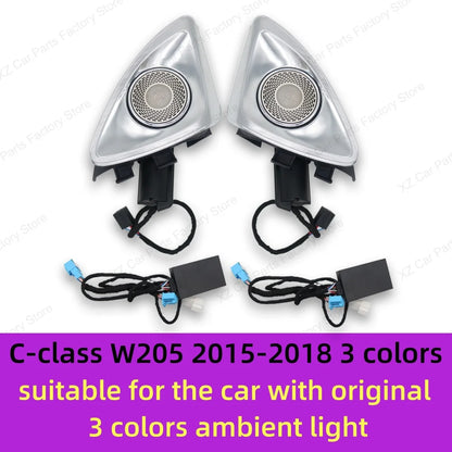 64 Colors 4D rotating Tweeter Speaker Ambient Light For Mercedes-Benz 4D Speaker W213 W205 W206 W223 W222 X254 C/E/S-Class Car