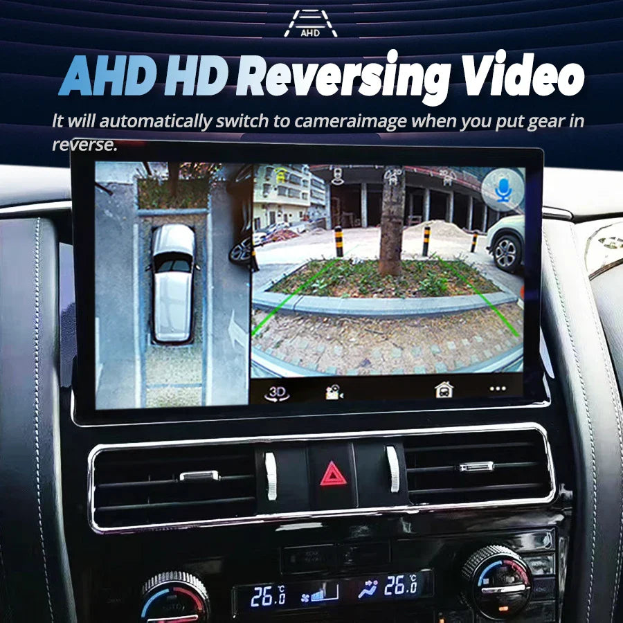 Car Radio For Nissan Patrol Y62 2012-2022 Infiniti QX80 QX56 2010-2022 Android 14 GPS Navi Multimedia Player 4G CarPlay HeadUnit