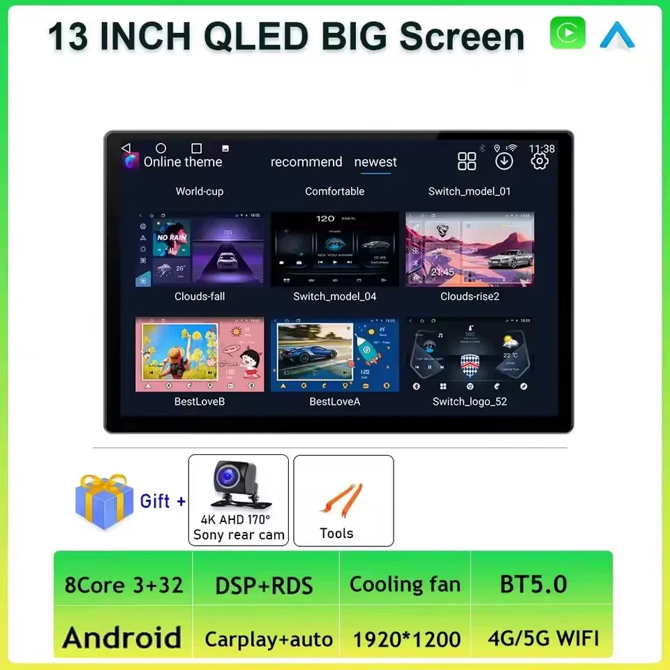 Android 14 Carplay Auto Car Radio For Peugeot 5008 4008 3008 2017 2018 2019 2020 Multimedia Video Player Navigation GPS Stereo