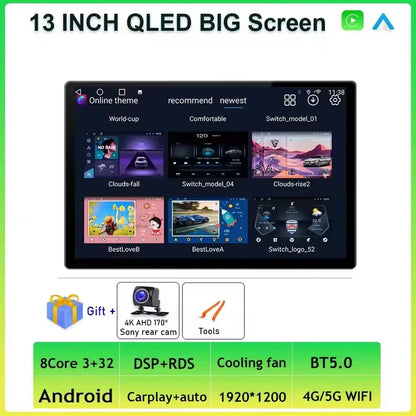 Android 14 Carplay Auto Car Radio For Peugeot 5008 4008 3008 2017 2018 2019 2020 Multimedia Video Player Navigation GPS Stereo