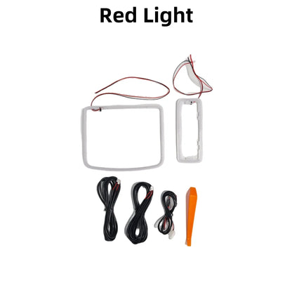 Car LED Roof Reading Light Interior Decorative Lamp Atmosphere Ambient Light Ice Blue For Toyota Camry 2018-2023