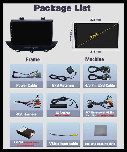 Android 14 For Opel Grandland X crossland x 2016-2020 Carplay Multimedia Monitor Screen Stereo Radio Video Player Car Navigation