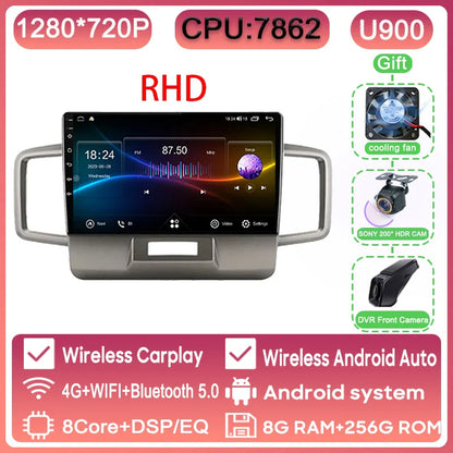 WIFI For Honda Freed 1 2008 - 2016 Car Radio Multimedia Video Player Navigation GPS Android Auto QLED Screen No 2din 2 din DVD