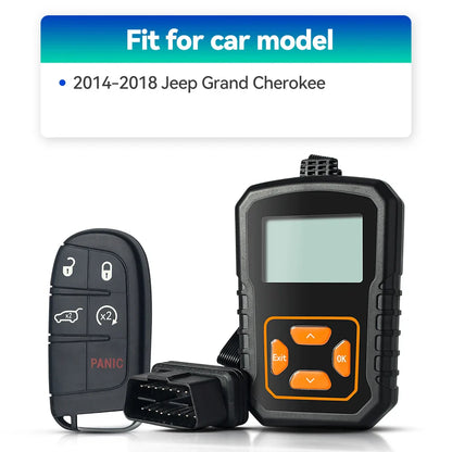 KEYYOU OBD Program DIY M3N40821302 433Mhz For Jeep Grand Cherokee Dodge Journey Charger Chrysler 300 Remote Key Programming Kit