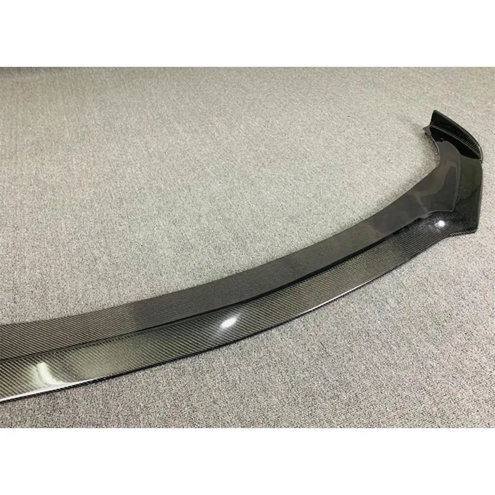 Carbon Fiber Front Bumper Lip Spoiler Protector Covers For Infiniti Q50 Sport 2014-2017 car styling