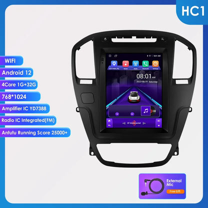 Carplay Android 13 Auto Car radio For Opel Insignia Buick Regal 2009-2013 Tesla multimedia player 9.7"7862 Head Unit GPS Stereo