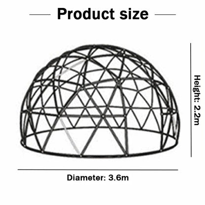3.6M TPU Transparent Clear Bubble Dome Tent / Outdoor Event Party Camping Cafe Dining Plastic PVC Garden Igloo Dome Tent Luxury