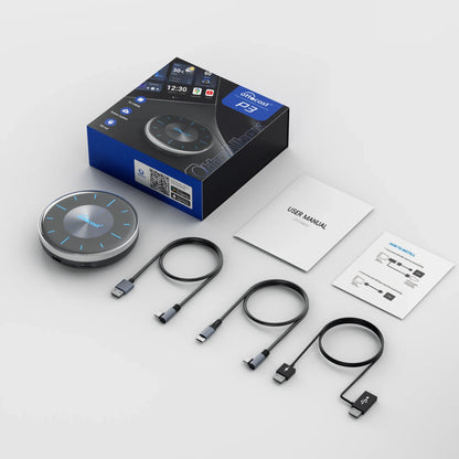 OTTOCAST P3 OttoAibox CarPlay AI Box Wireless Android Auto Smart TV Box Car Accessories for Benz Audi Kia Hyundai VW Toyota 2024