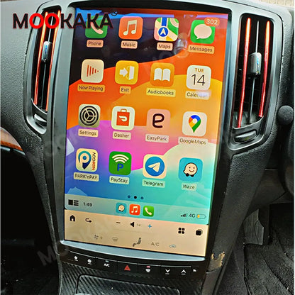 14.4 inch Carplay For Infiniti G37 2007-2013 Android 13 Tesla Style Screen Auto Stereo HeadUnit Car Multimedia Player Radio Tape