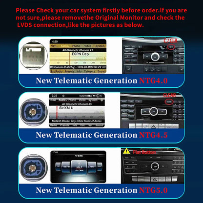 New Car Multimedia Wireless Android AUTO CarPlay 12.3inch Screen For Mercedes Benz CLA C117 Car Video Players wifi dsp 4g