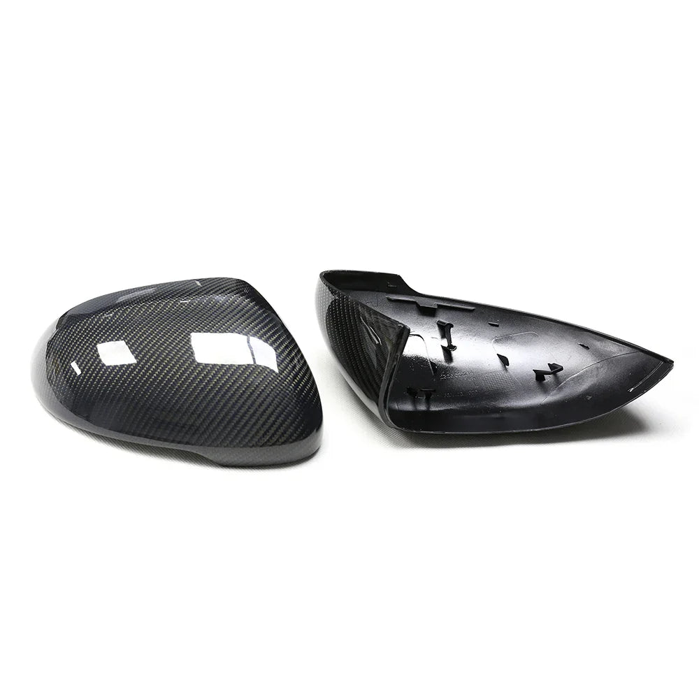 For Volkswagen VW 2015+ CC Passat B8 Real Carbon Fiber Side Rearview Mirror Cover Replacement GTI Lane assist R-Line Touring