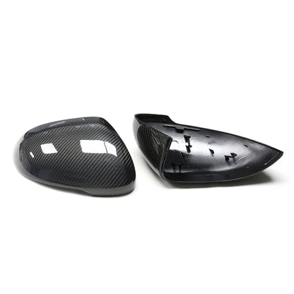 For Volkswagen VW 2015+ CC Passat B8 Real Carbon Fiber Side Rearview Mirror Cover Replacement GTI Lane assist R-Line Touring