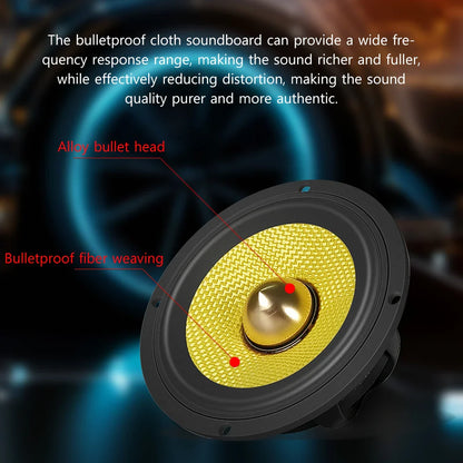 3.5-inch bullet guided mid-range speaker, car center speaker, luxury car two-way three-way 3-inch mid-range speaker