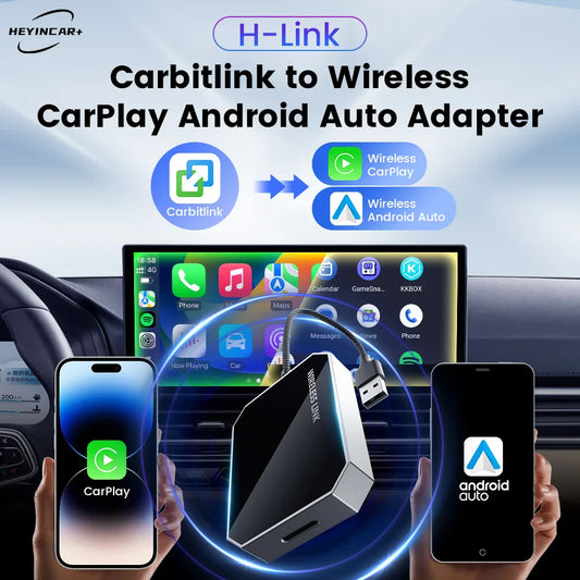 2025 HEYINCAR Carbitlink Smartlink Phonelink Easy connect to Wireless Carplay Android atuo Baic Jetour Geely Dongfeng GAC JAC