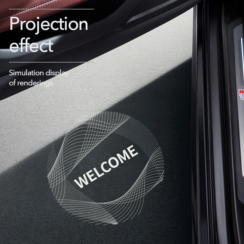 For Benz Welcome Car Door Light E Class A B C W212 W213 W205 GLA GLC X253 W246 X166 W166 W164 G GLE GLS dynamic Icon Projector