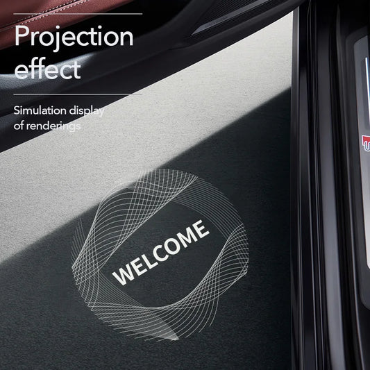 For Benz Welcome Car Door Light E Class A B C W212 W213 W205 GLA GLC X253 W246 X166 W166 W164 G GLE GLS dynamic Icon Projector