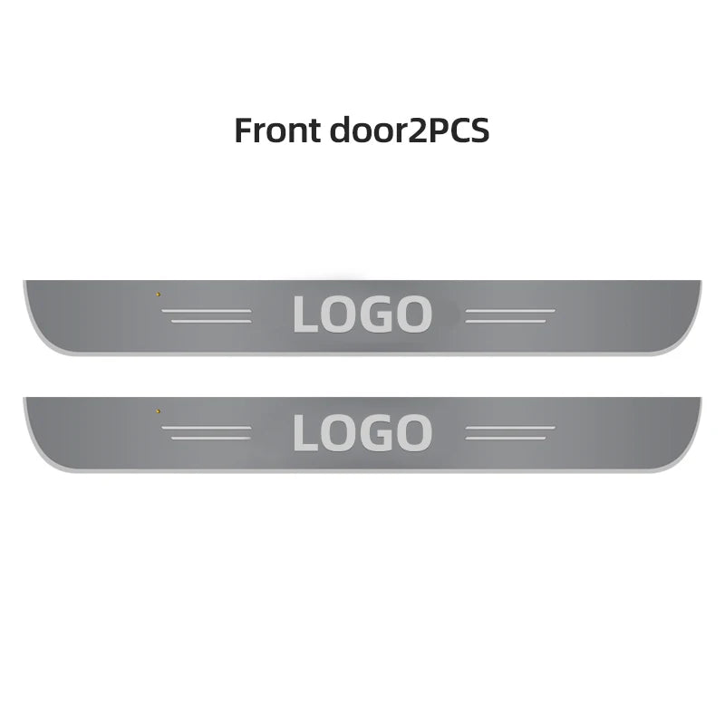 Car Acrylic LED Welcome Pedal Plate Door Sill Pathway Light For Opel OPC Line Astra J H Insignia Corsa D B E Mokka Vectra Zafira