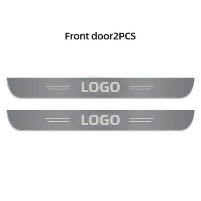 Car Acrylic LED Welcome Pedal Plate Door Sill Pathway Light For Opel OPC Line Astra J H Insignia Corsa D B E Mokka Vectra Zafira