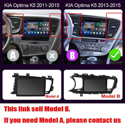 4+64G Car GPS Radio Stereo Carplay Camera Android 13 Compatible for Kia Optima K5 2011-2015