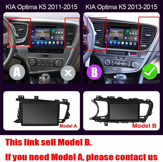 4+64G Car GPS Radio Stereo Carplay Camera Android 13 Compatible for Kia Optima K5 2011-2015