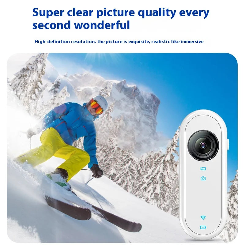 Outdoor Sports Camera WiFi Wireless 4K 128GB Bike Sport Mini Body Camera Portable Thumb Pocket Action Sports Mini Camera
