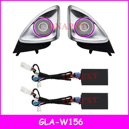 12-color For Benz A/CLA/GLA W176 W117 W156 LED Air Vent Outlet Backlight Nozzle Atmosphere Lamp Door Dashboard Ambient Light
