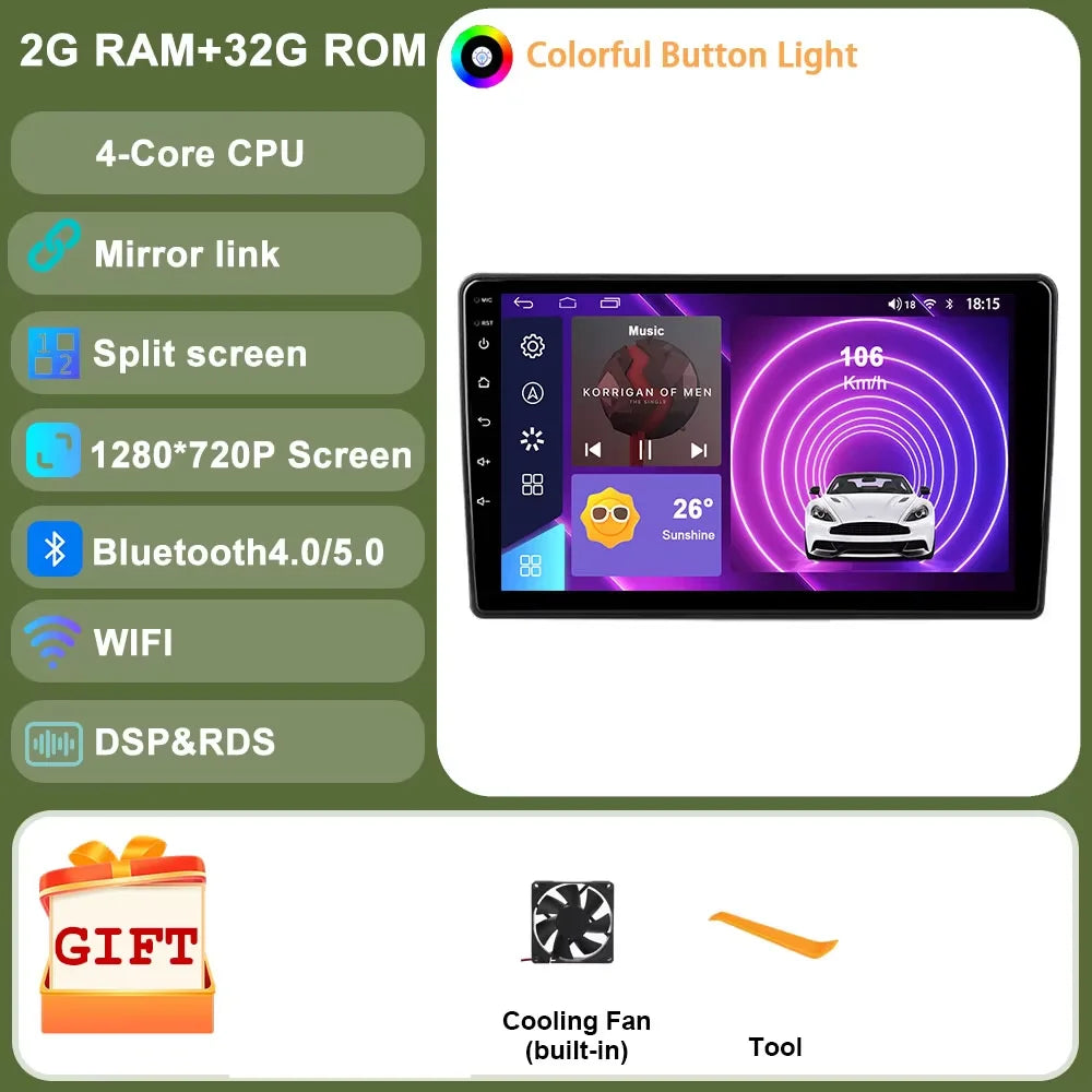 Android 14 For GMC Chevrolet Avalanche Silverado Tahoe Equinox Impala Traverse Express Traverse Car Radio Multimedia Carplay GPS