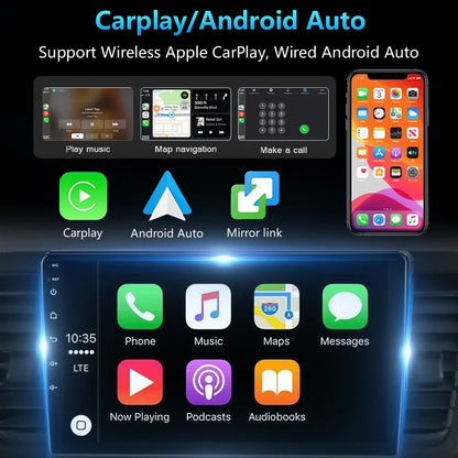 Android Auto For Toyota Avensis T25 2002 - 2008 Car Radio Multimedia Video Player Navigation GPS 4G Carplay Wifi Head Unit 2din