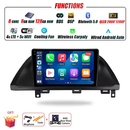 Car Radio For Honda Odyssey 2005 - 2010 Multimedia Stereo Video Player Navigation GPS Carplay 4G WIFI Android Auto 360 Camera BT