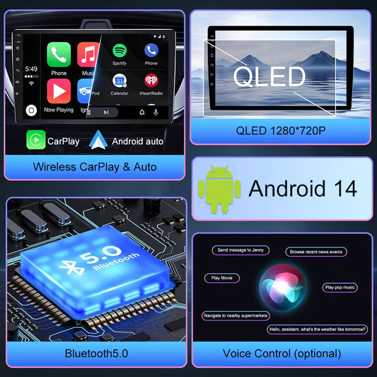 Android 14 Car For MAZDA 2 Mazda2 2007 2008 2009 2010 2011 2012 2013 2014 GPS Navi No 2 din Autoradio Car Android Radio Screen