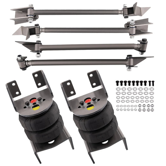 Air Ride Suspension 2.75 Axle Mount  Weld On 4 Link Kit Brackets 2500 Bags for Dodge Ram 1500 2500 3500