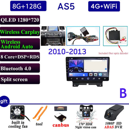 Car Radio Carplay For Land Rover Range Rover Sport 2005-2013 Navigation GPS Android Auto Multimedia Player 4G Wifi No 2din DVD