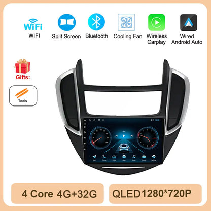 Android OS Car Radio Multimedia Stereo Player WiFi GPS Navigation Video For Chevrolet TRAX 2014 - 2016 Wireless Carplay 4G