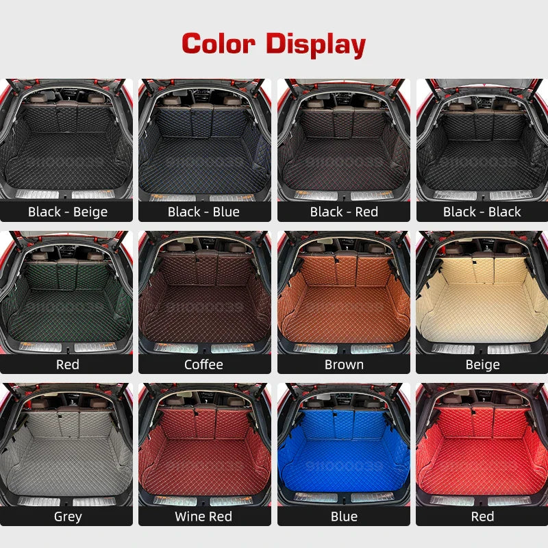For Volkswagen VW ID.6 CROZZ、ID.7 VIZZION Auto Full Coverage Trunk Mat Car Protective Pad Cargo Liner Interior Accessories
