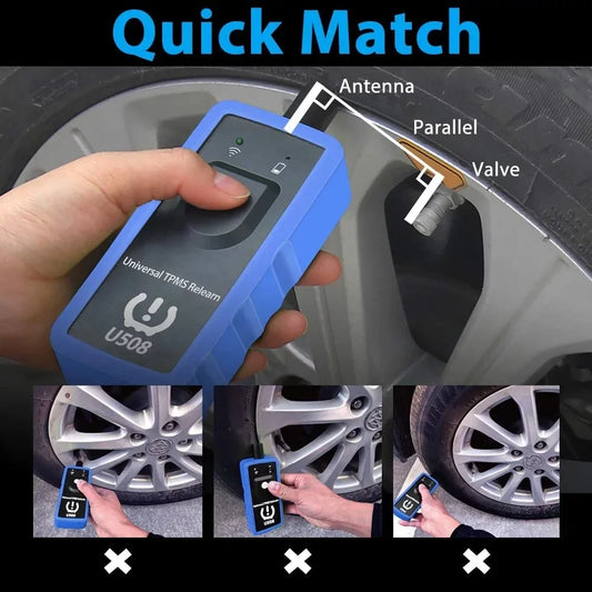 OBDResource Universal Car TPMS Reset Tool Car Tire Pressure Monitoring Sensor Tool U508 for Ford Opel Jeep GMC Chevrolet
