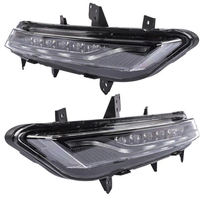 AP03 2Pcs Front RH & LH LED Fog Light Lamp Assembly FO2592242 for 2013-2016 Lincoln MKZ
