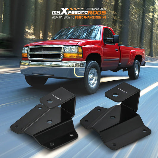 2" Rear Axle Drop Hangers For Chevrolet GMC 1500 Pickup 2WD 1999-2006