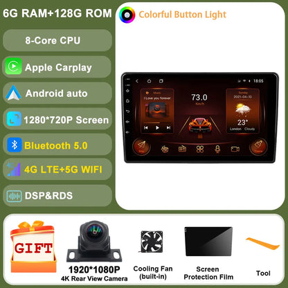 Android 14 For GMC Chevrolet Avalanche Silverado Tahoe Equinox Impala Traverse Express Traverse Car Radio Multimedia Carplay GPS