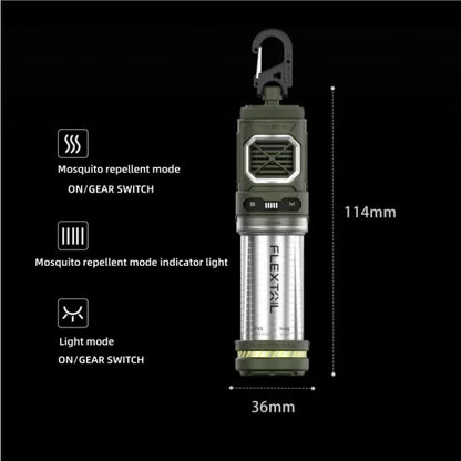 FLEXTAIL Tiny Repel S 2-in-1 Mosquito Repellent Wireless Portable Mosquito Killer Repellent Outdoor Camping Fishing Hiking Tents
