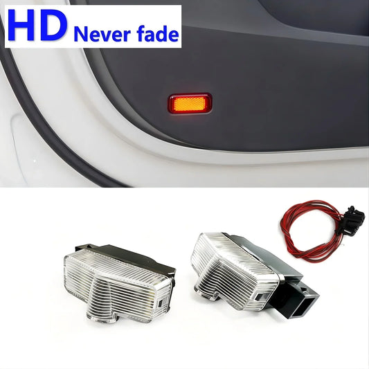 2x For SKoda Car Led Door Projector Light Octavia A7 YETI Kodiaq Karoq 2016 2017 2018 2019 2020 2021 2022 2023 2024 Accessories