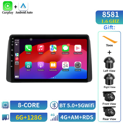 Car Radio Android 14 Multimedia Wireless Bluetooth Carplay For Chrysler Grand Voyager 5 2011-2015 7862S 8G 256G 2K QLED Screen