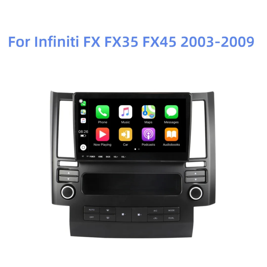 9 Inch For Infiniti FX FX35 FX45  2003-2009  Android 12 Car Radio DVD Multimedia Video Player Stereo Auto Navigation GPS 4G WIFI