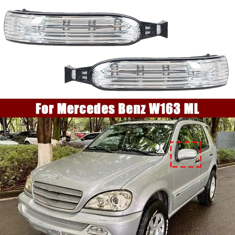 1638200521/1638200621 For Mercedes Benz W163 ML270 ML230 ML350 ML430 ML Left Right Car Mirror Turn Signal Light turn side lamp